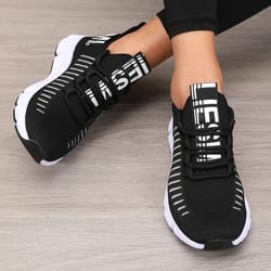 lightweight mesh sports shoes for women with soft sole and breathable design