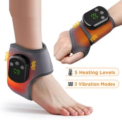 electric heated wrist brace with adjustable hot compress vibration and massage