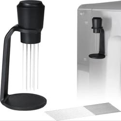 magnetic espresso distribution tool for smooth extraction