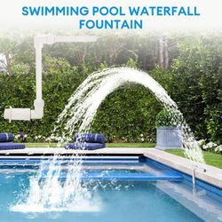 pool waterfall spray fountain kit