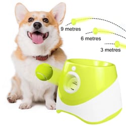 rechargeable automatic tennis ball launcher for dogs