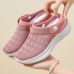 mesh slip-on comfort shoes for summer