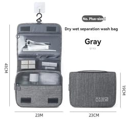foldable hanging toiletry organizer bag for travel and home