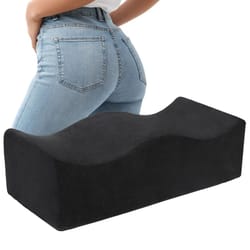 seat cushion for tailbone relief and hip support