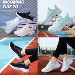 breathable mesh summer sneakers for women