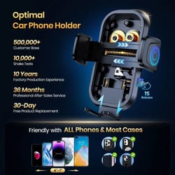 universal air vent car phone holder with 360 degree rotation