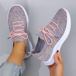 womens summer breathable mesh casual sneakers