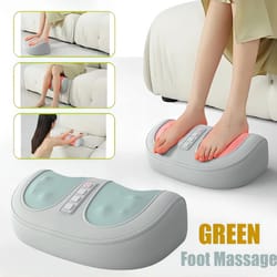 foot and calf massager with heat & kneading for plantar fasciitis relief