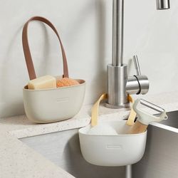 silicone sink sponge and soap holder