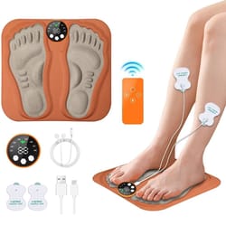 ems foot massage mat with multiple modes & levels