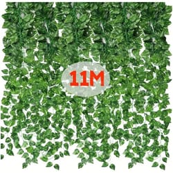 artificial green ivy leaf garland for home and garden decoration