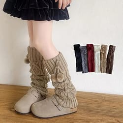 soft knit leg warmers for women and teens