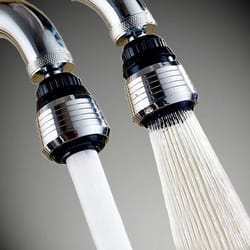 360 degree swivel faucet aerator and filter adapter