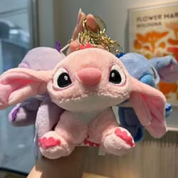 cute plush character keychain