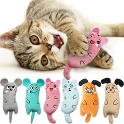 catnip chewing plush bite toy