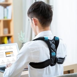 premium adjustable posture corrector brace – back support belt | perfect gift for better posture & health