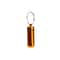 Elegant keychain pill bottle for daily use