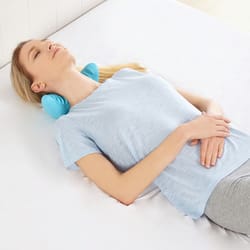 portable gravity acupressure massage pillow – perfect gift for neck & shoulder relief