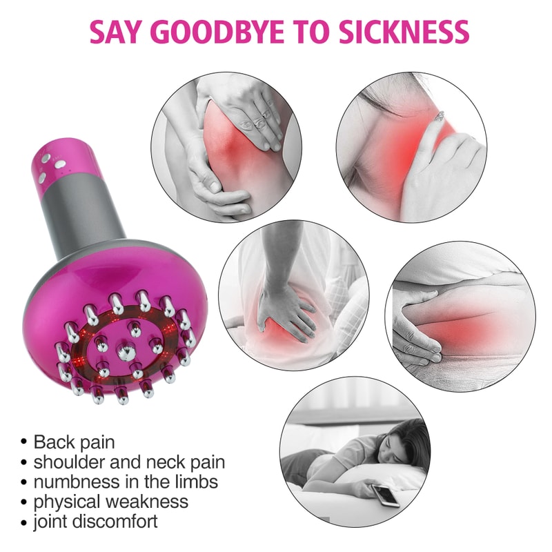 Electric Lymphatic Drainage Machine & Meridian Massager with Microcurrent