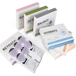 glam revive hydrate detox illuminate kit, facial aqua co2 serum gels for youthful skin