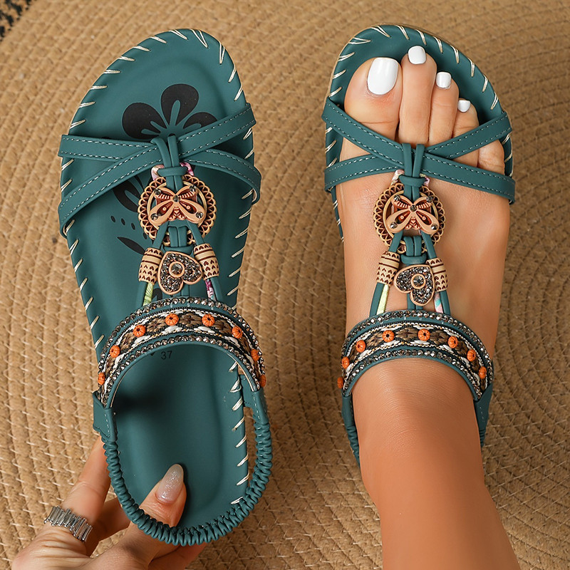 Womens Summer Sandals Casual Walking Shoes For Beach  Party Comfortable Outdoor Footwear 0