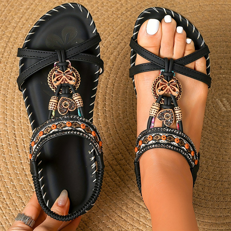 Womens Summer Sandals Casual Walking Shoes For Beach  Party Comfortable Outdoor Footwear 1