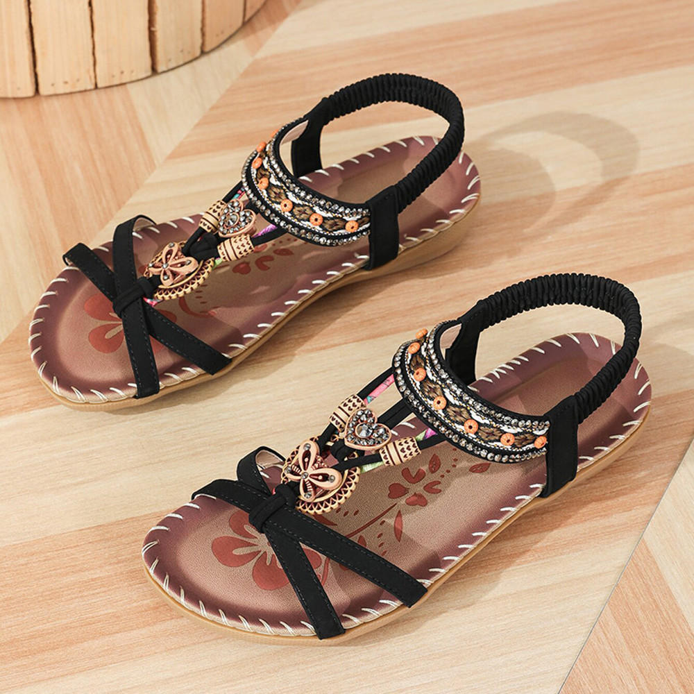 Womens Summer Sandals Casual Walking Shoes For Beach  Party Comfortable Outdoor Footwear 5