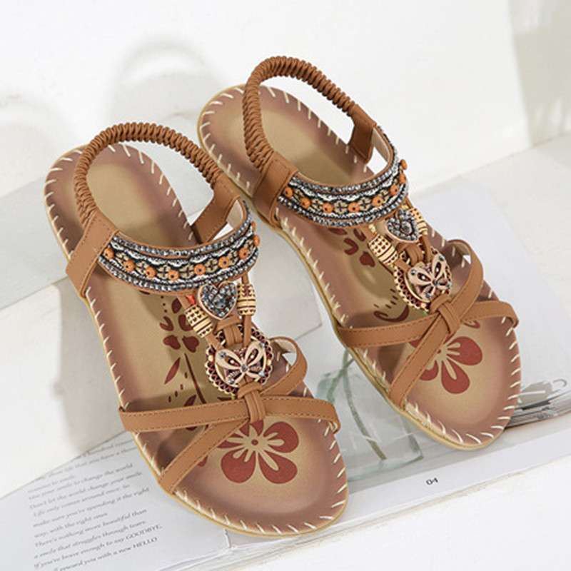 Womens Summer Sandals Casual Walking Shoes For Beach  Party Comfortable Outdoor Footwear 10