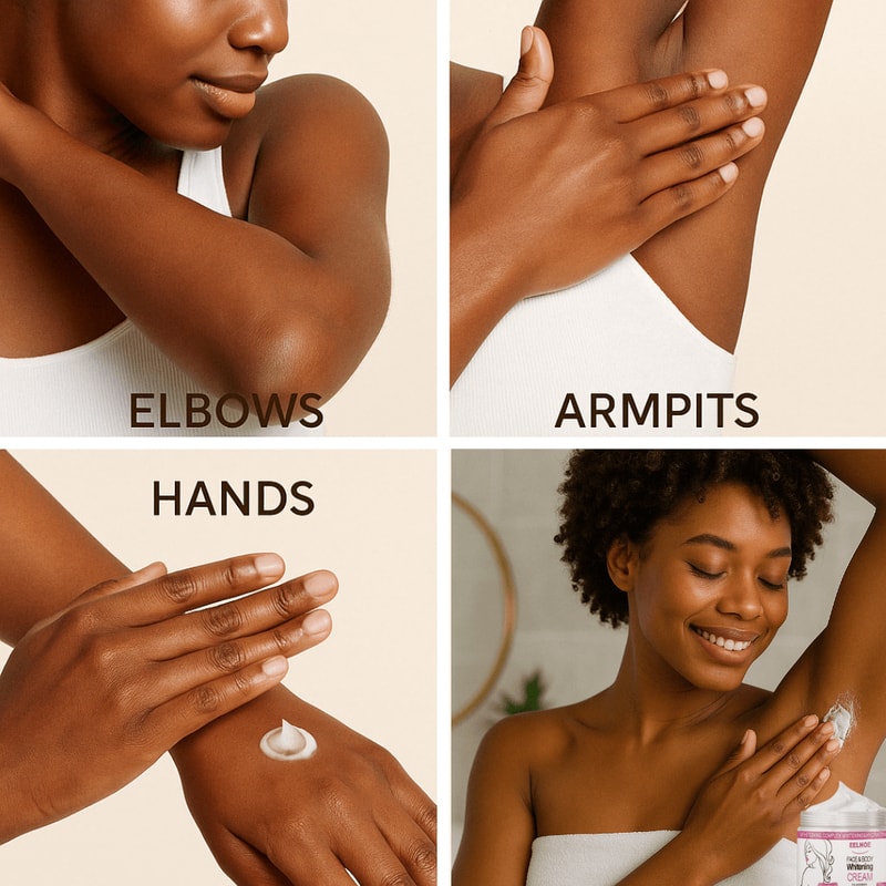 Brightening Cream For Face Body Underarm Thigh Melanin Balm Gentle Nourishing Skincare 3