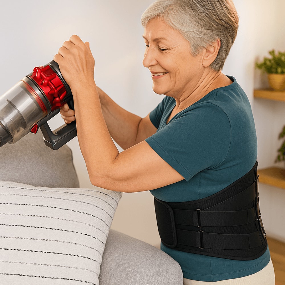 Back Brace For Lower Back Pain Relief Sciatica Herniated Disc Support 4