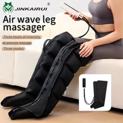 air pressure leg massager boots, kneading & squeeze calf massage with remote control
