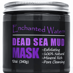 dead sea mud mask – acne face cleanser blackhead remover – healing clay for muscle joint pain relief