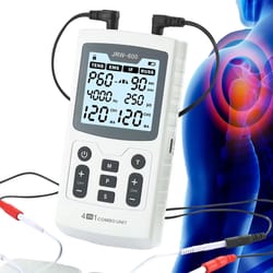 4 in 1 electric muscle stimulator interferential high-frequency physiotherapy device, advanced pulse electro stimulator