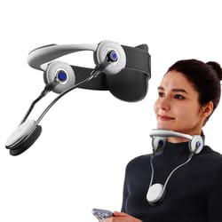 neck stretcher cervical traction prevent forward neck tilt, relieve chronic neck pain, adjustable posture support