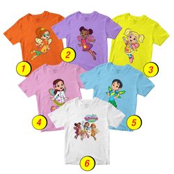 Butter Bean's Cafe T-Shirt Merch - 3 Pack Tee Shirts Bundle Cartoon Printed Short Sleeve Toddler Unisex Boys Girls 1-10