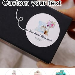 christmas round stickers, custom personalized name tags, family kids labels, mom party decor, gift box, envelopes, holid