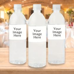 wedding water bottle stickers, custom wedding welcome, personalized simple wedding, water bottle label