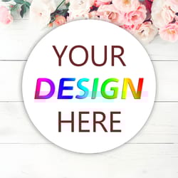 create your own anniversary stickers, custom labels for party decor, gifts, and keepsake memories