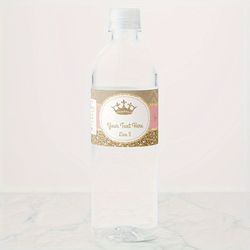 wedding water bottle sticker, custom bottle label, personalized printable welcome water bottle labels