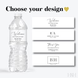 waterproof wedding bottle labels, personalized water bottle stickers, custom stickers for wedding bottles