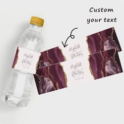 personalized minimalist wedding sticker, custom wedding welcome, wedding water bottle stickers, water bottle label