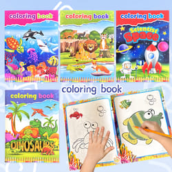 childrens drawing book, educational toy, color filling graffiti picture book, creative gift for concentration