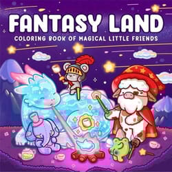 fantasy land coloring book for adults, a stress relief drawing book, the perfect gift for christmas, birthday, and party