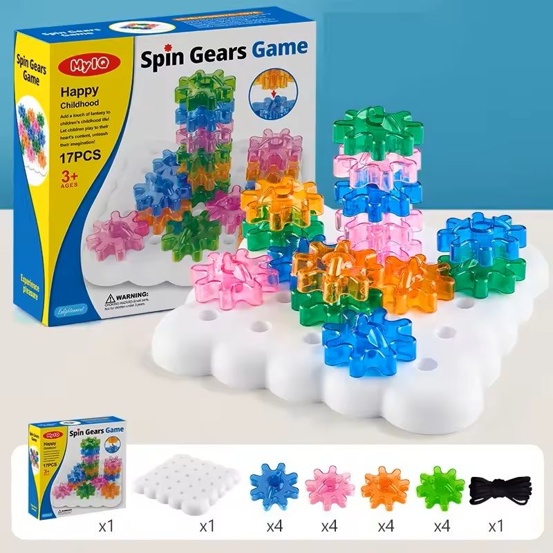 Montessori Peg Board Toy Oddler Building Stacking Block Game For Early Learning 2