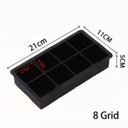 14-grid silicone ice cube tray mold reusable, flexible, non-toxic ice cube maker for home & bar use