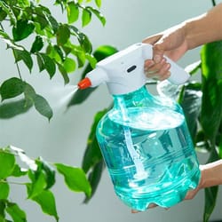 electric watering kettle 3l rechargeable garden sprayer with adjustable nozzle | cleaning & disinfecting spray tool