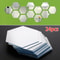 24 Pack Hexagon Acrylic Mirror Stickers SelfAdhesive 3D Wall Mosaic Tiles For Home Decor 12