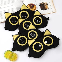 cute cartoon sleep eye mask anime eye cover for kids and travel