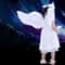 White Angel Feather Wings With Elastic Straps For Kids Party And Cosplay 2