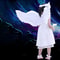 White Angel Feather Wings With Elastic Straps For Kids Party And Cosplay 2
